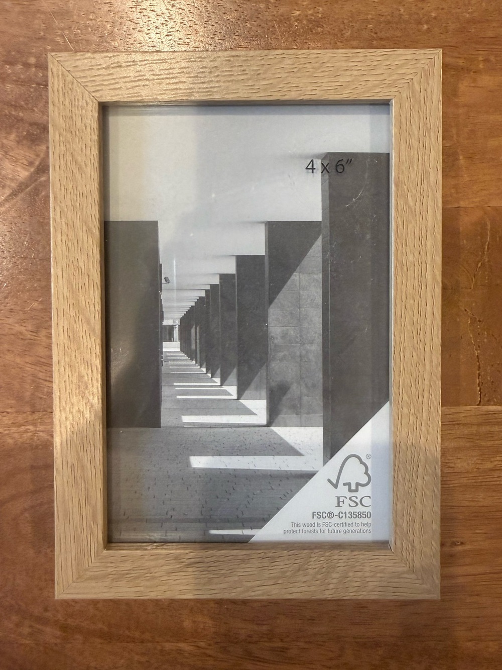 Room Essentials Natural Oak Tone Wood Picture Frame
